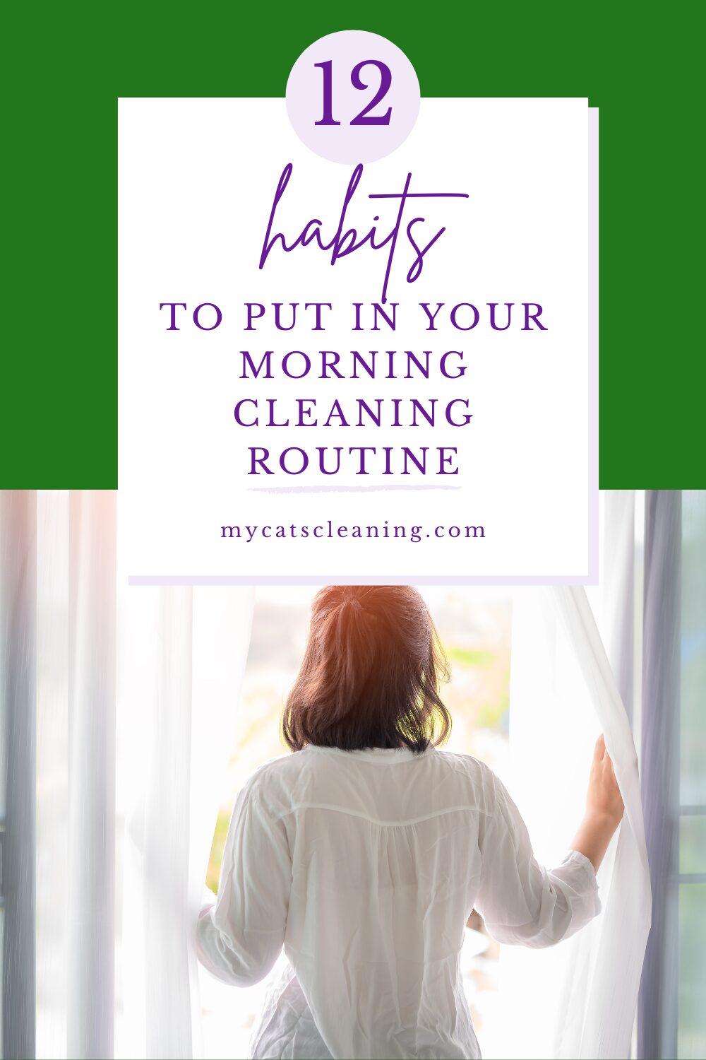 12 habits to put in your morning cleaning routine
