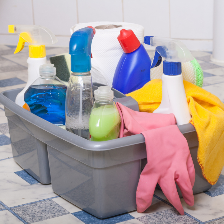 Motivation to clean: A stocked caddy will help