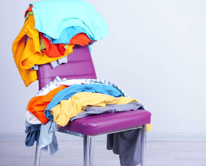 Maybe it's difficult to find the motivation to put your clothes away