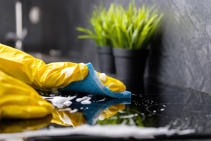 Cleaning after decluttering for a whole day will make you enjoy better the result.