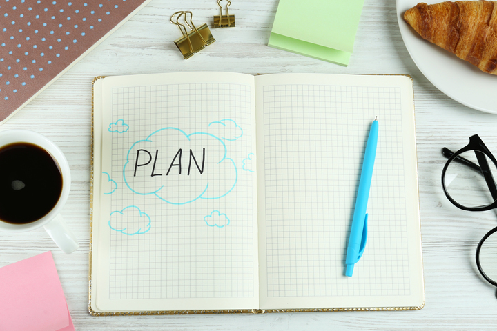 Planning will help you achieve your cleaning
