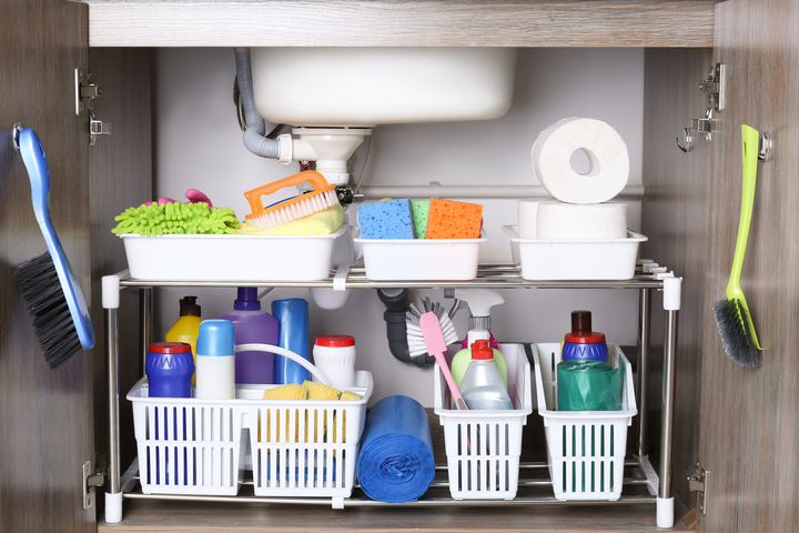 Ditch the mess make the best of the storage space under your sink