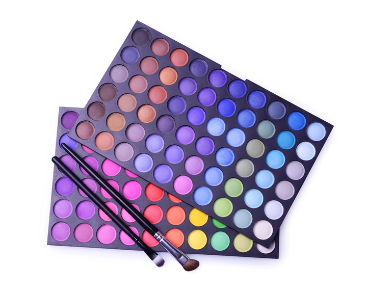 Eye shadows palettes. Ask yourself if you need so many during your decluttering session