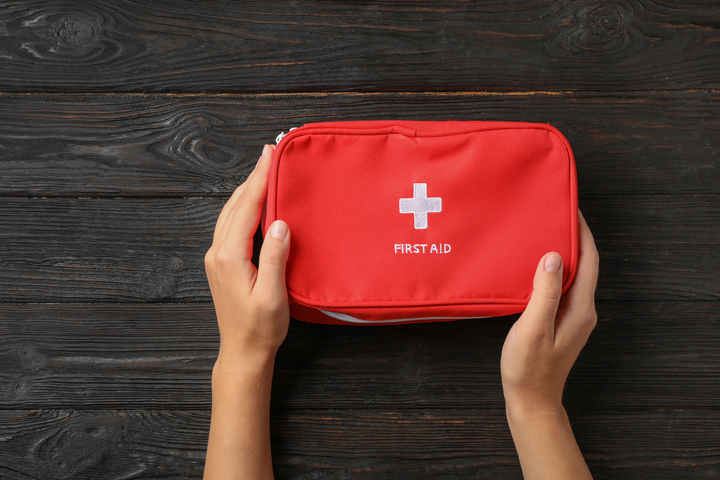 I couldn't make a list of household items without the first aid kit.